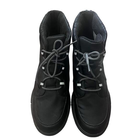 Sorel | Women's Explorer II Carnival Sport Boots Winter Snow Waterproof Black 11 - Picture 4 of 10